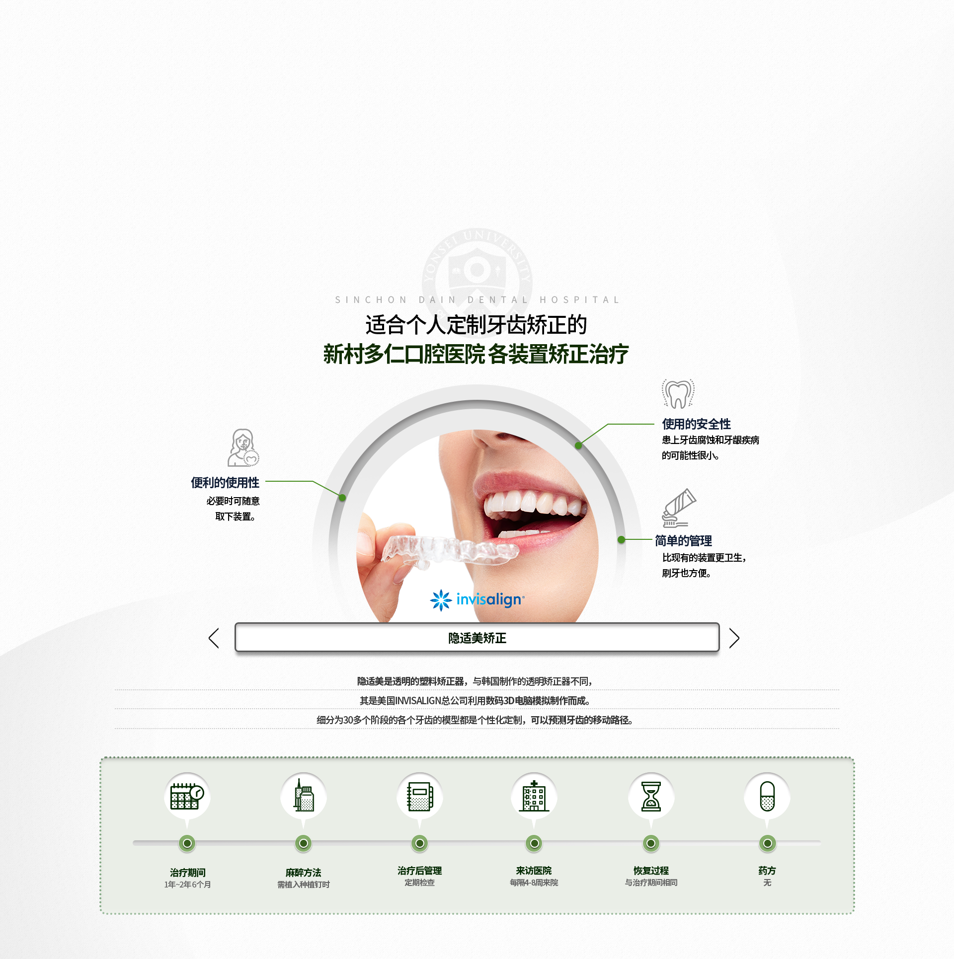 인비절라인-교정-투명한-플라스틱-교정-장치로,-미국-인비절라인-본사에서-디지털-3D컴퓨터-시뮬레이션을-이용해-만들어집니다-30여-단계로-세분화된-각각의-치아모형이-개인-맞춤으로-제작되어-치아의-이동-경로를-예측할-수-있습니다