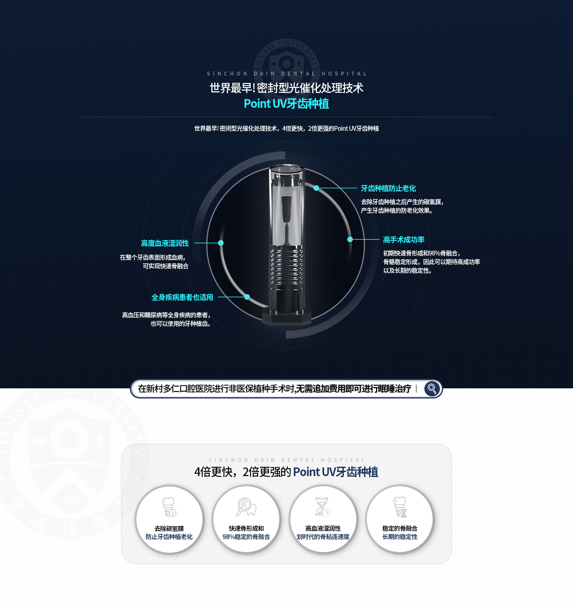 포인트-UV-임플란트-세계-최초-밀폐형-광촉매-처리기술에-4배-더-빠르고-2배-더-강한-임플란트-고혈압과-당뇨-등-전신질환을-겪고-있는-환자에게도-사용-가능합니다-비급여-임플란트-시술-시-비용추가-없이-수면치료-가능-탄화수소막제거로-임플란트-노화방지,-빠른-골형성과-98%-안정적-골융합,-높은-혈액-젖음성-획기적-골유착-속도,-안정적-골융합으로-장기적-안정성